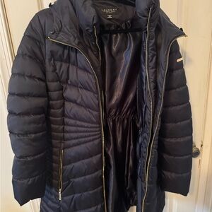 Laundry by Shelli Segal Women's Navy Puffer Jacket